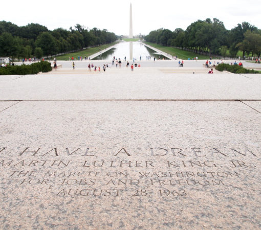 Imagen del monumento a King en Washington