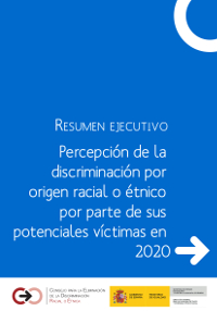 Portada del informe Percepción de la discriminación