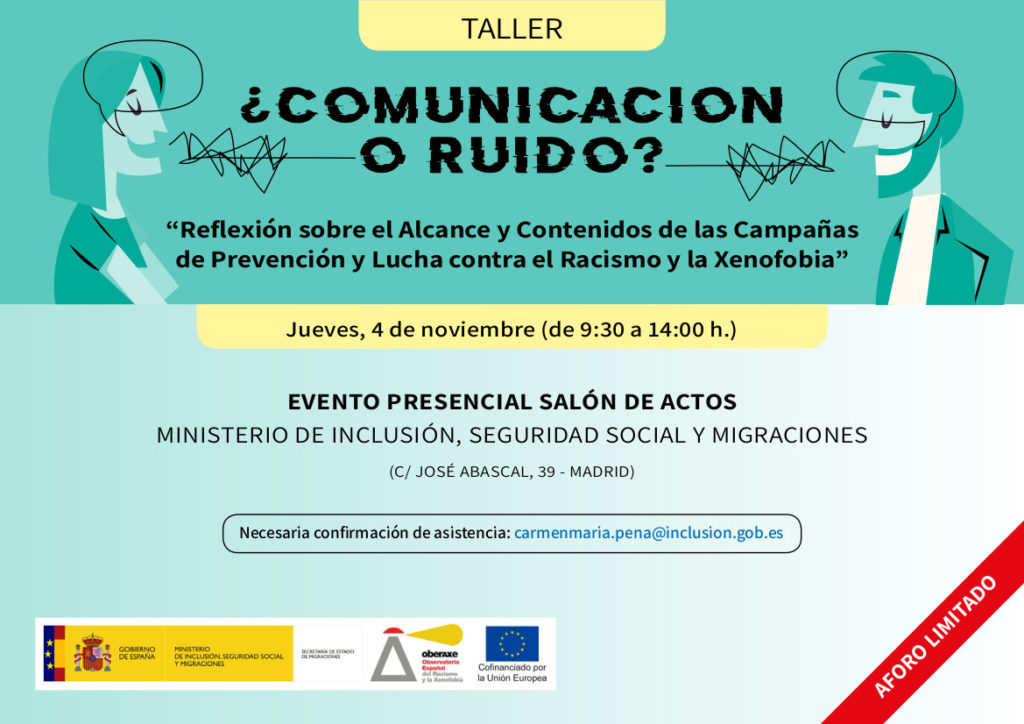 Invitación taller Comunicación o Ruido